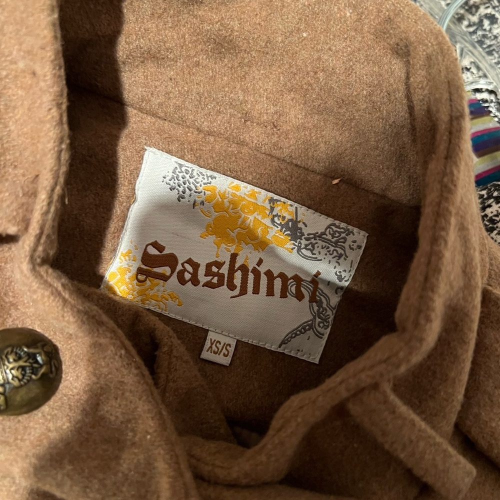 Beige Cape Coat - Picture 5 of 9